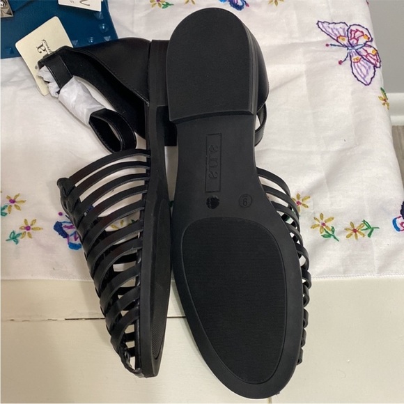 a.n.a black ankle strap sandals size 9​​ - Picture 2 of 4
